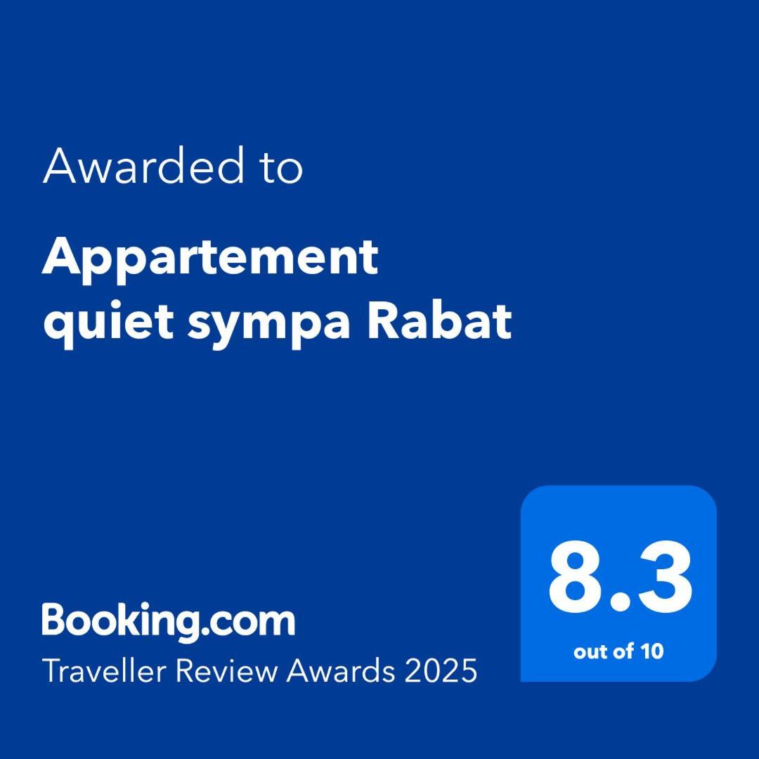 Appartement Quiet Sympa Rabat Luaran gambar
